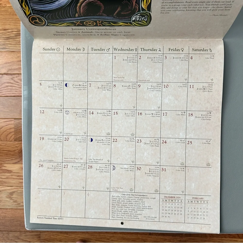 New Llewelyn’s Witches' Calendar 2025